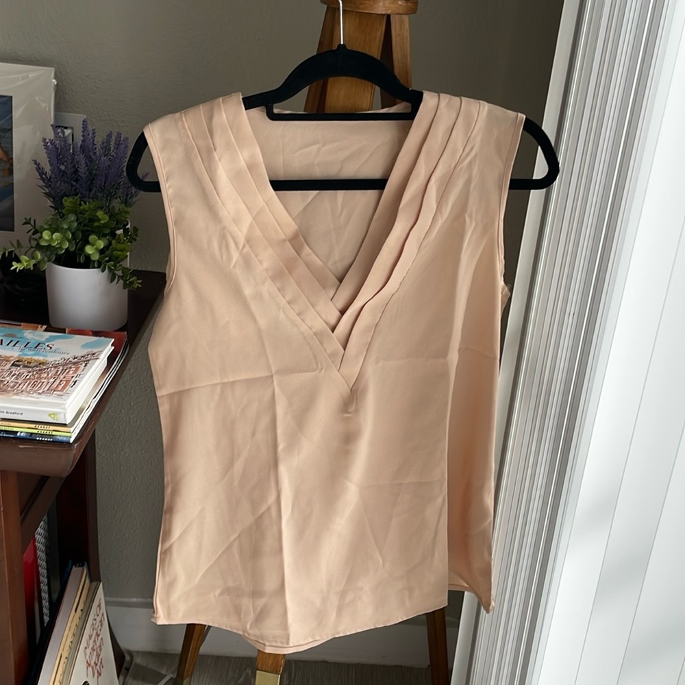 NEW Creme Textured Blouse